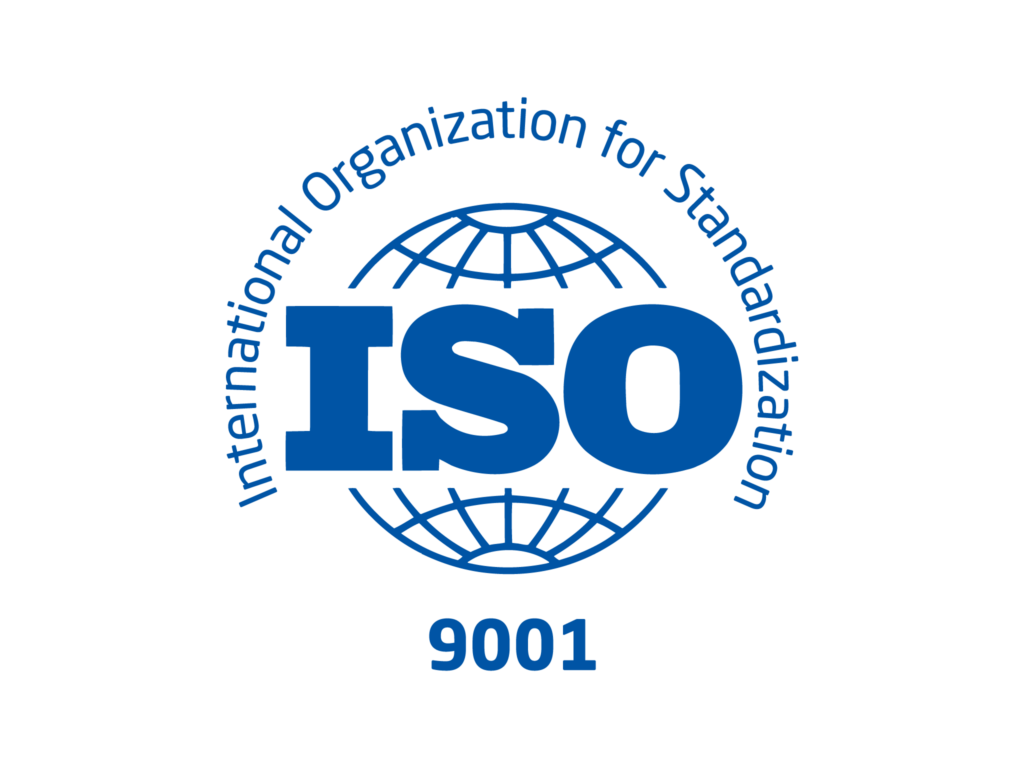 ISO-9001 certification sign